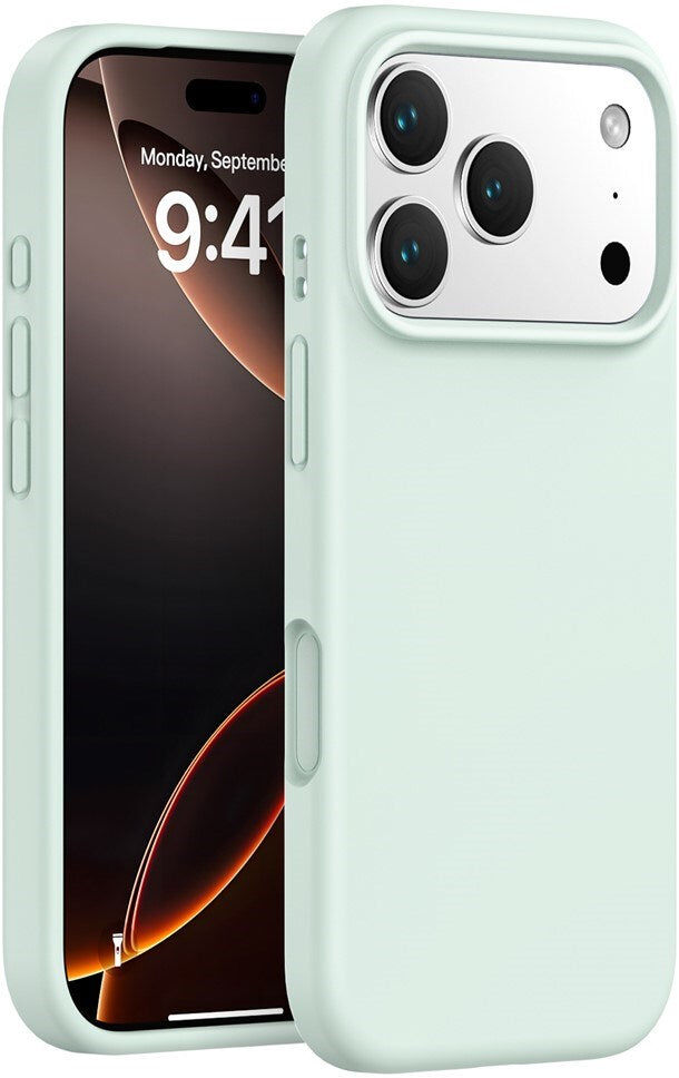 iPhone 18 Pro Max / 17 Pro Max EIDERWOOD Silikone Mobilcover - Mintgrøn