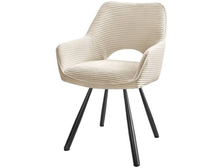 LEWE Drehbarer Esszimmerstuhl, geeignet für Esszimmer, Wohnzimmer, Küche, Schlafzimmer und Empfangsraum, bige