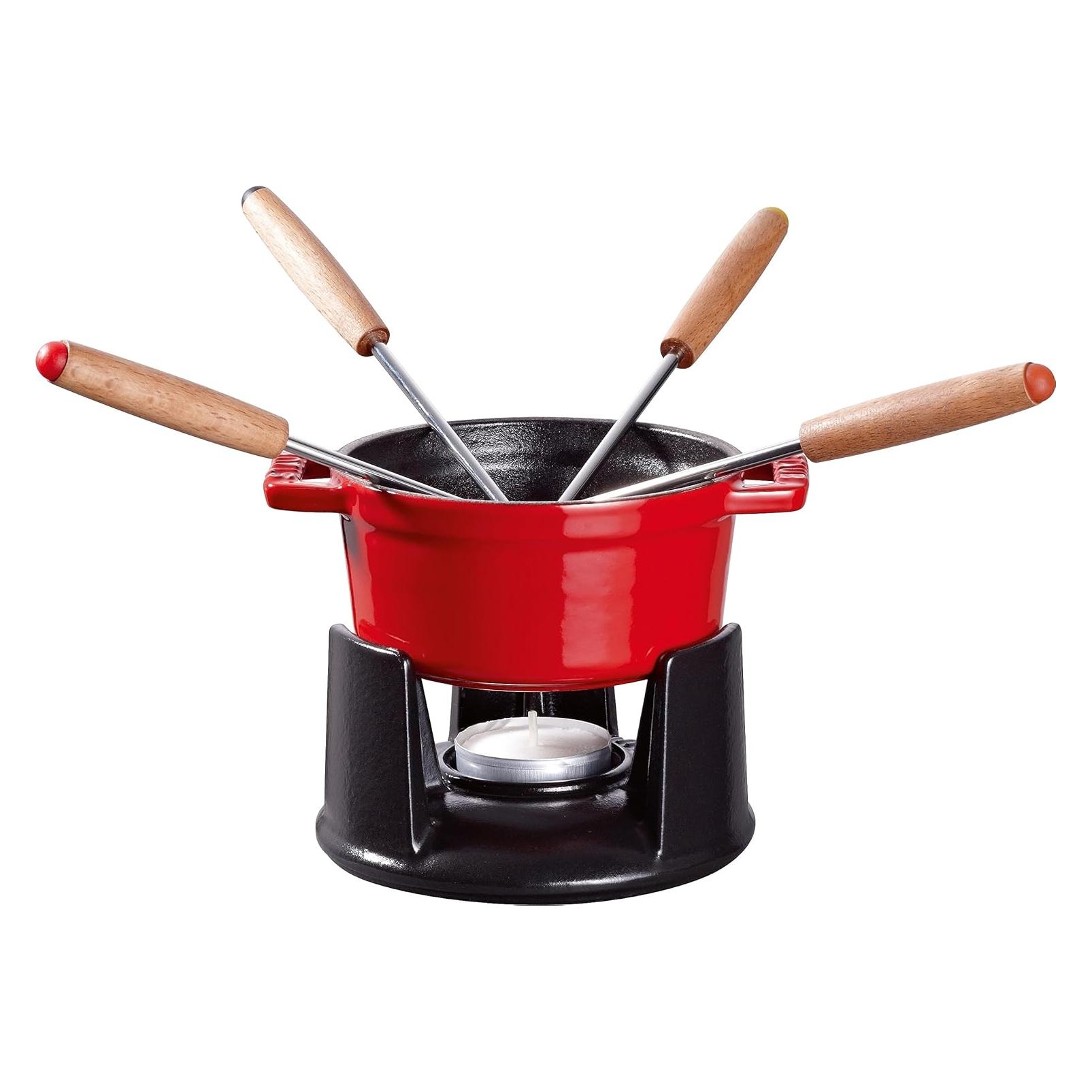 Staub Mini Fondueset 6 teilig (Schokoladenfondue) (1400406)