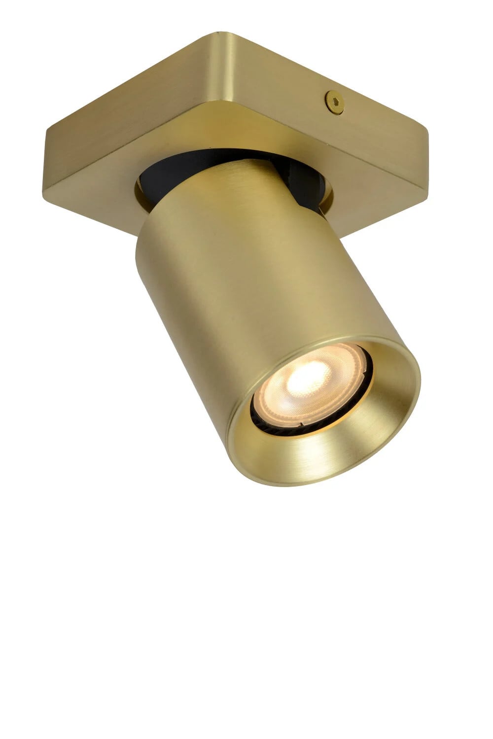 Lucide NIGEL Plafondspot - Goud/Messing - Dimbaar - LED - GU10