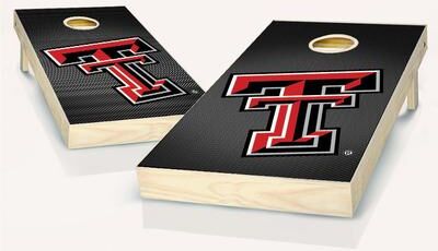 Skip's Garage Texas Tech Red Raiders Slanted Outdoor Cornhole Board Set