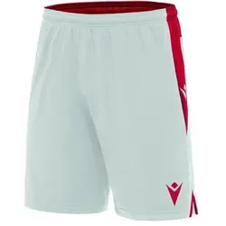 Macron, Herren, Sporthose, Tempel (S), Rot, Weiss
