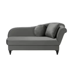 Recamiere  Nadja , grau , Maße (cm): B: 190 H: 92 T: 85.0