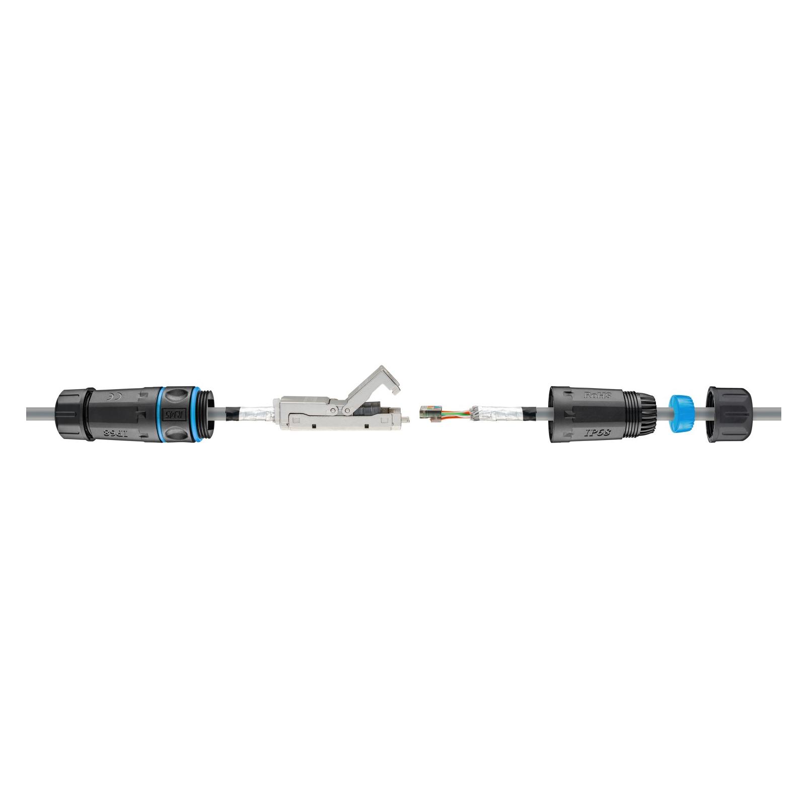 Goobay Netzwerkkoppler (STP, CAT6a, 0.12 m) (44414)