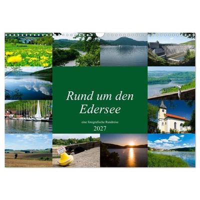 Rund um den Edersee (Wandkalender 2027 DIN A3 quer), CALVENDO Monatskalender