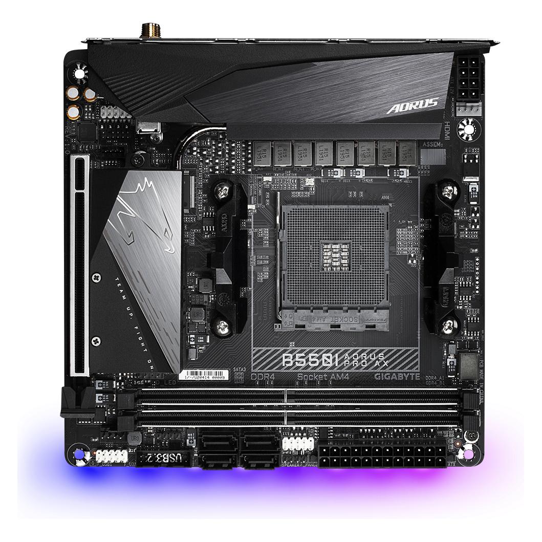 Gigabyte B550I Aorus Pro AX (AM4, AMD B550, Mini-ITX) (B550I AORUS PRO AX)