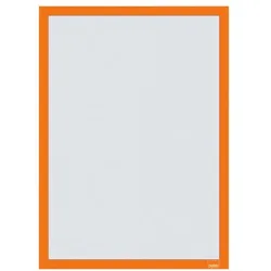 Nobo 2er-Pack Magnetischer Posterrahmen A3 orange, 32.5x45x1 cm