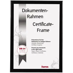 Hama Madrid schwarz      21x29,7 Kunststoff DIN A4          66692