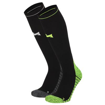 Socken XTREME SOCKSWEAR, Damen, Gr. 39-41, schwarz (m. grau), Materialmix, Socken Socken, Anatomisch geformtes Fußbett, breiter, nicht einschnürender Bund