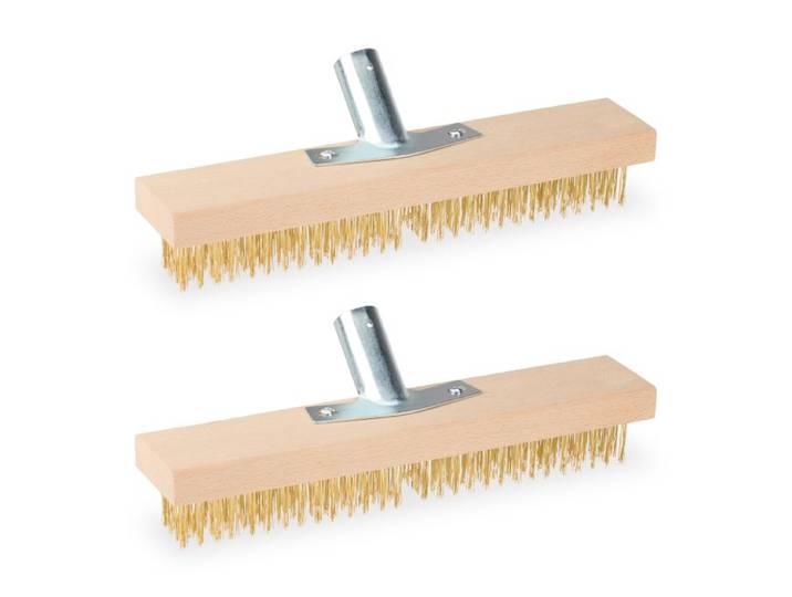 Relaxdays Lot de 2 embouts pour balai métallique