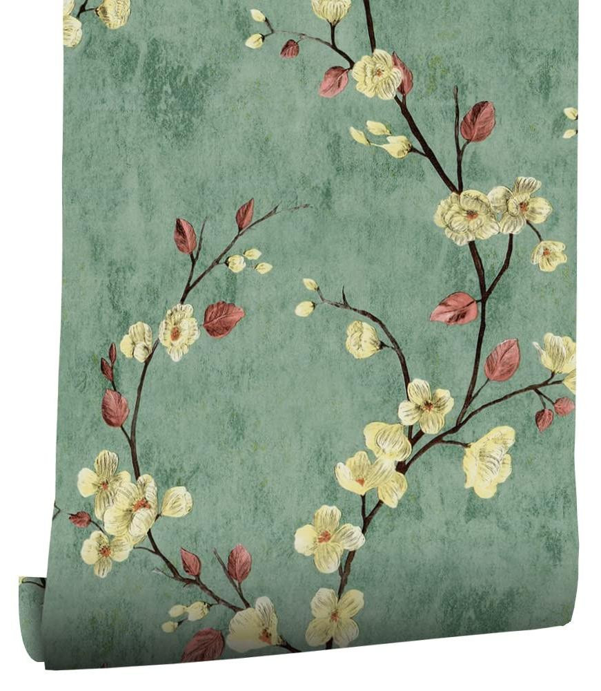 Zelfklevend behang met plantenmotief voor volwassenen