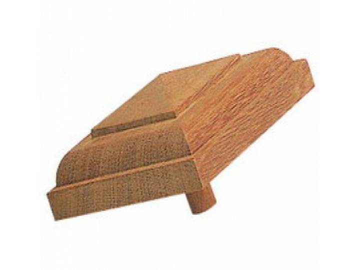 Paalornament paalkap hardhout voor tuinpaal 110mm