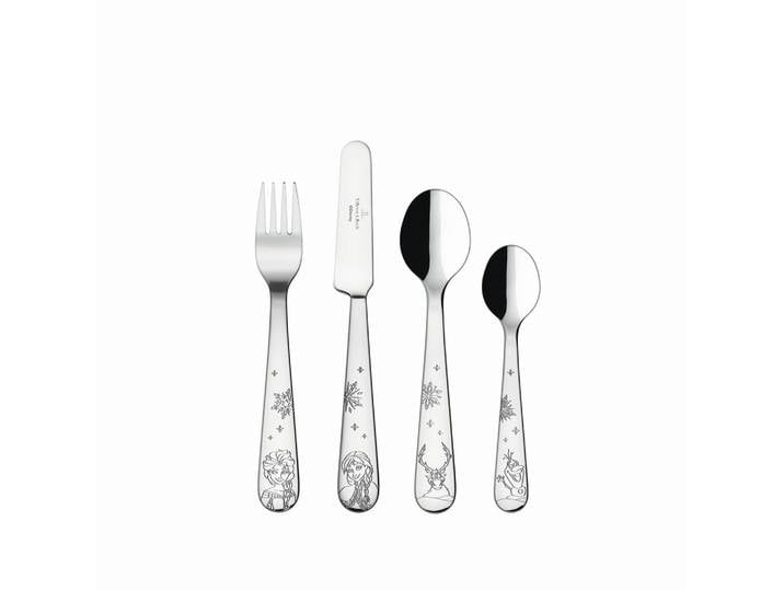 Villeroy & Boch Kinderbesteck, Edelstahlfarben, Metall, 4-teilig, nickelfrei, Geschirr, Geschirrserien
