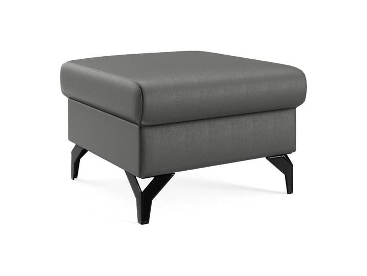 Hocker Classica-8011, Johann Jakob, kat. j, mercury black, Leder