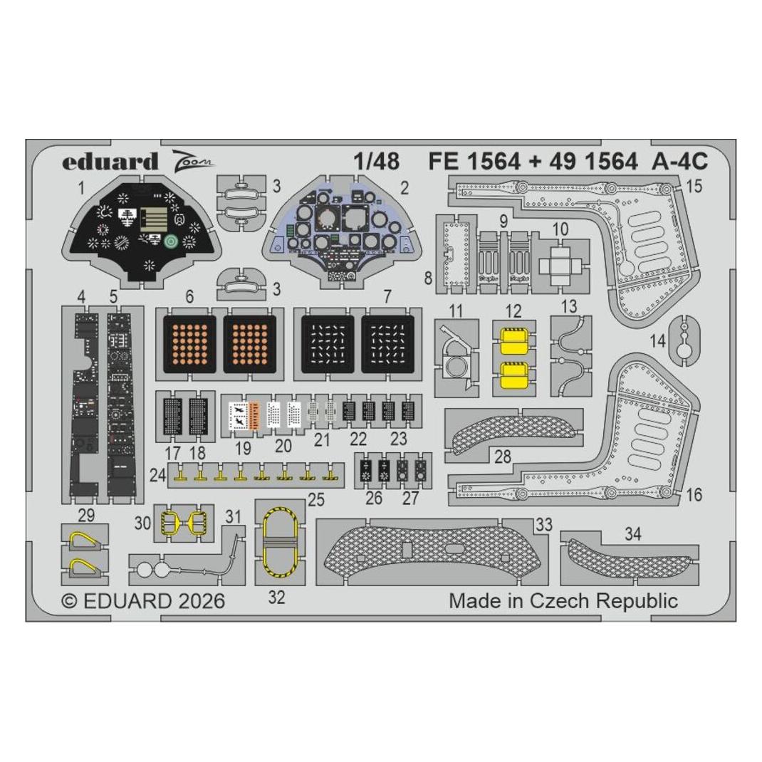 Eduard A-4C for Hobby Boss (FE1564)