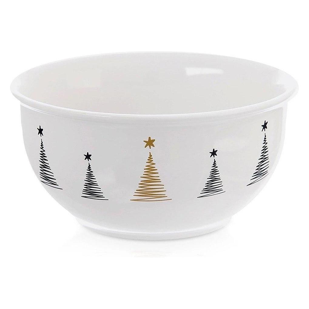 Orion Miseczka porcelanowa świąteczna do serwowania CHOINKA 13.5cm 560ml 129230 (13.50 cm, 0.56 l) (64929416)