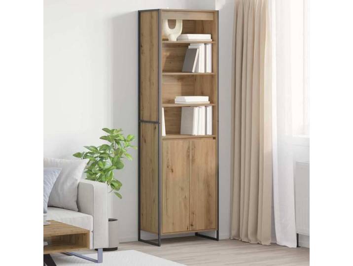 Armoires Hautes - (2 pcs) - Meuble rangement - Chêne artisan 60x36x200 cm A3065