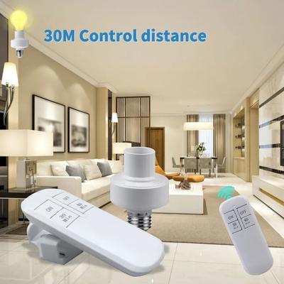 Inspired Living Wireless E27 Lamp Holder With Remote Timer Switch And Remote Light Socket For Smart Lighting Wireless E27 Lamp Holder With Remote Timer Switch And Remote Light Socket For Smart Lighting