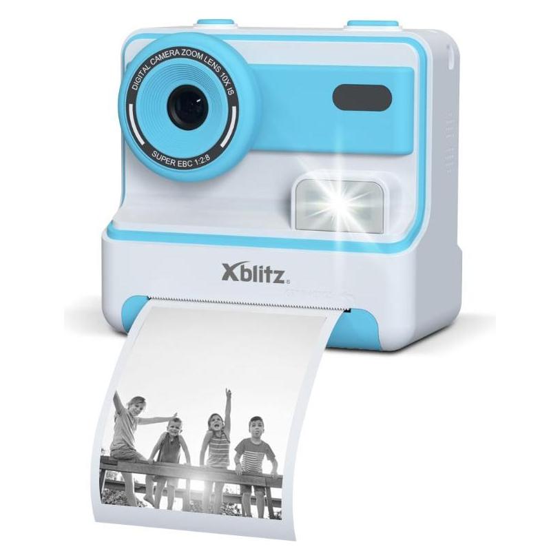 Xblitz FLASH BLUE Sofortbildkamera mit Thermodrucker für Kinder (FLASH BLUE)