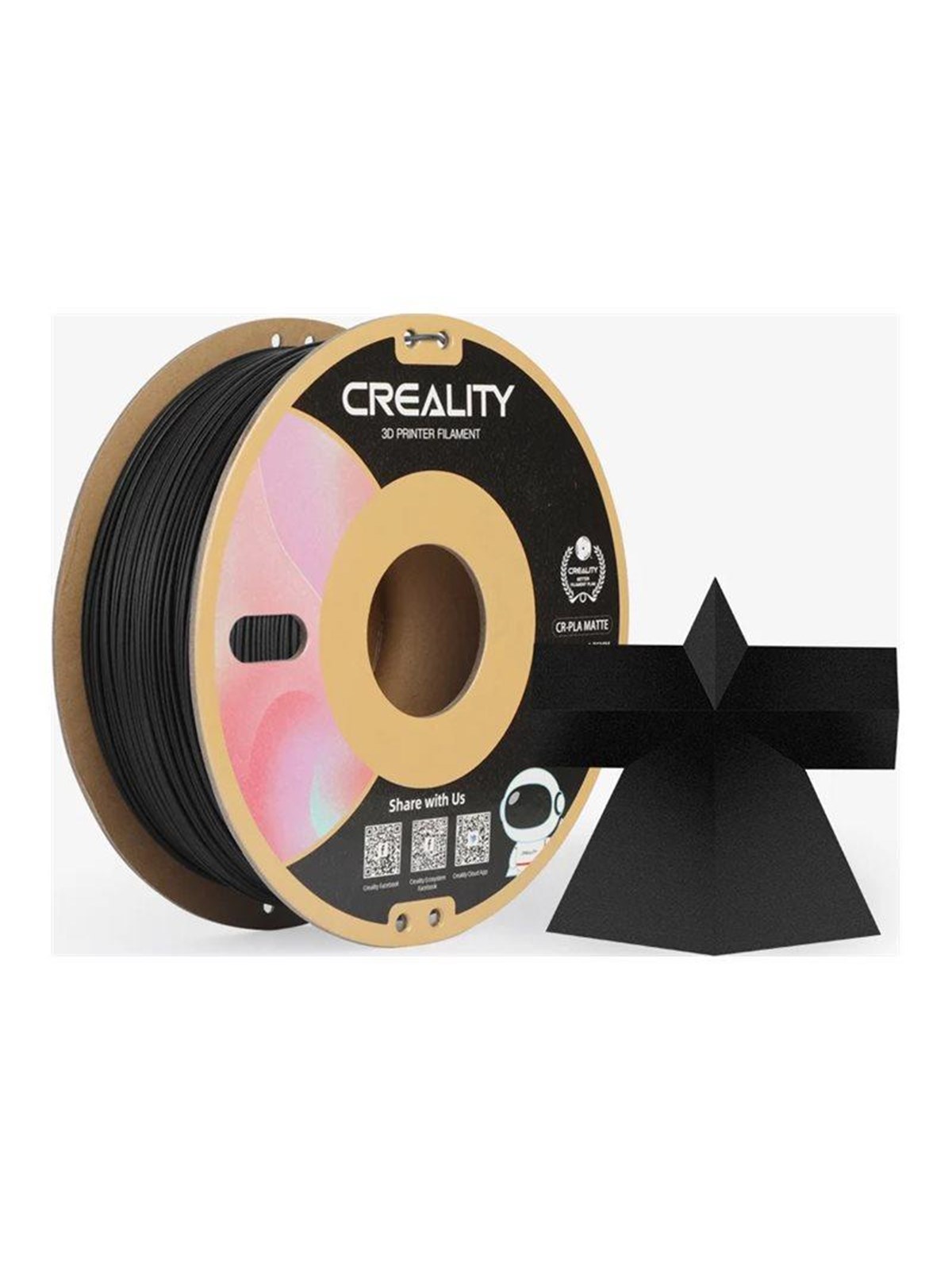 CREALITY CR-PLA Matte - Black, 1kg
