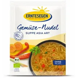 Erntesegen Gemüse Nudel Suppe Asia Art bio