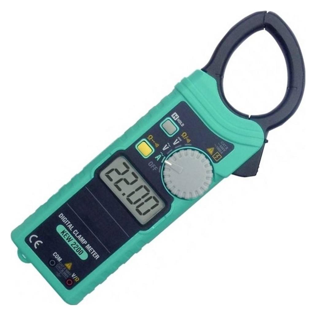 Kyoritsu KEW 2200 Stromzange digital CAT III 600 V Anzeige (Counts): 4000 (CAT III 600V, Zangenstrommesser) (KEW 2200)