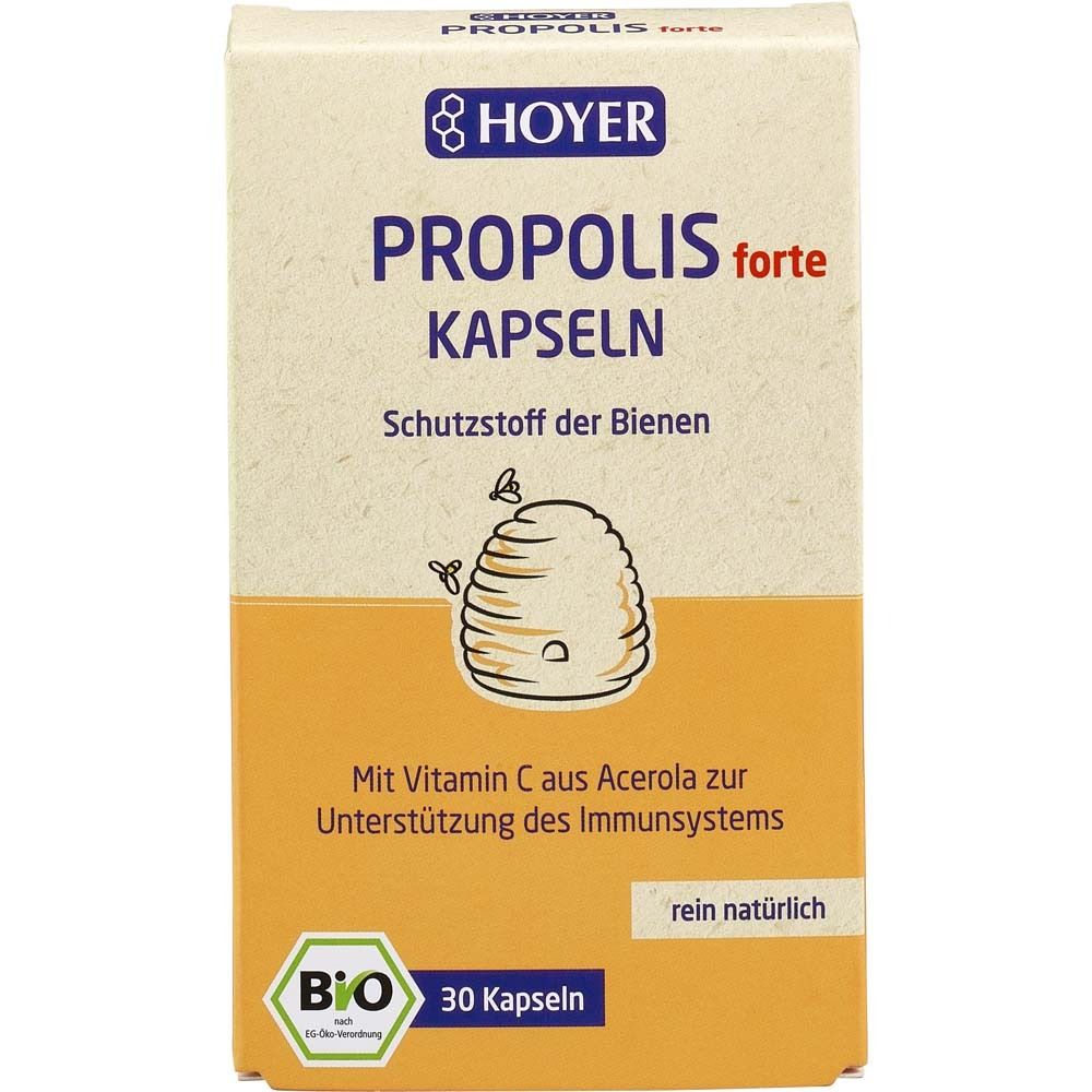Hoyer Propolis forte Kapseln Bio 30 St