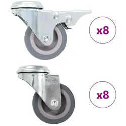 vidaXL, Möbelrollen, Elhonum (16 Stück)