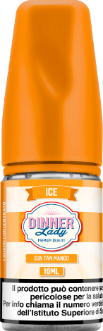 Dinner Lady Sun Tan Mango Ice Aroma Mini Shot 10ml Mango Ghiaccio