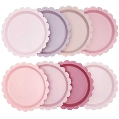 Pappteller Mix, Rosa, MIX