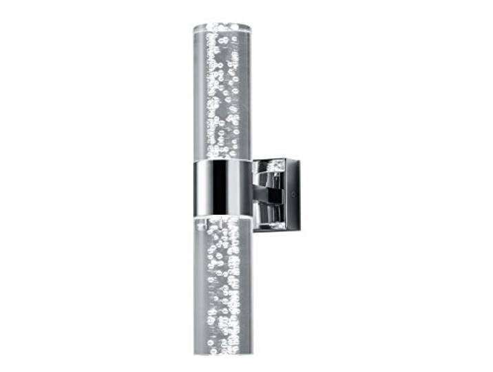 Trio Leuchten 282410106 Applique murale LED Pour Salle De Bain\, Chrome\, en acrylique transparent avec bulles Applique murale 2 ampoules Anthrazit\, Grau\, Silber\, Transparent
