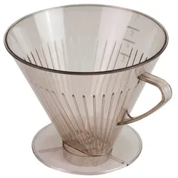 Kaffeefilter Größe 6 Kunststoff Grau L (Large)