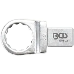 BGS Einsteck-Ringschlüssel 22 mm Aufnahme 14 x 18 - 6903-22
