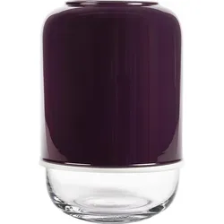 Capsule Vase violett mit verstellbarer Höhe