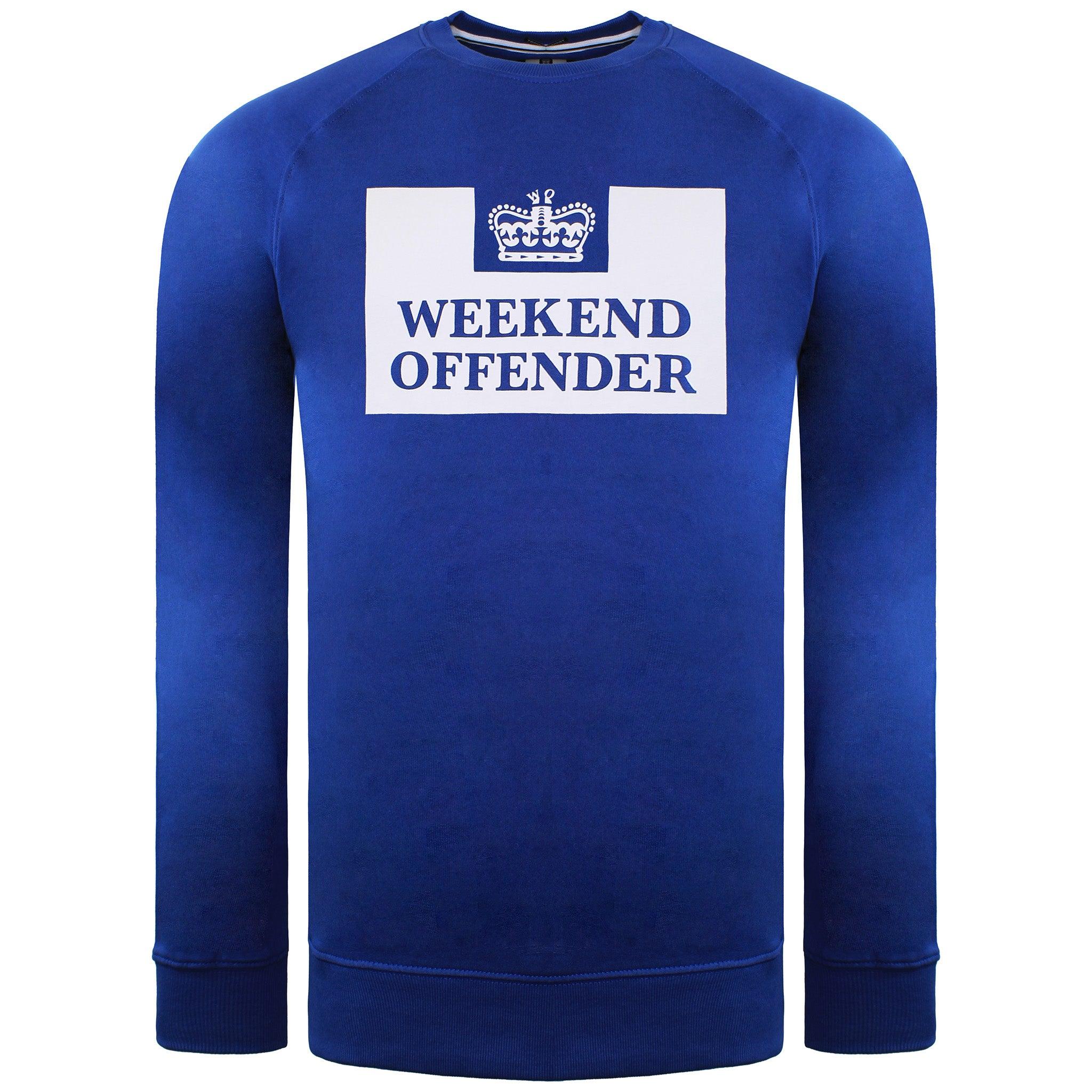Weekend Offender Skylar Herren-Yale-Blau-Pullover