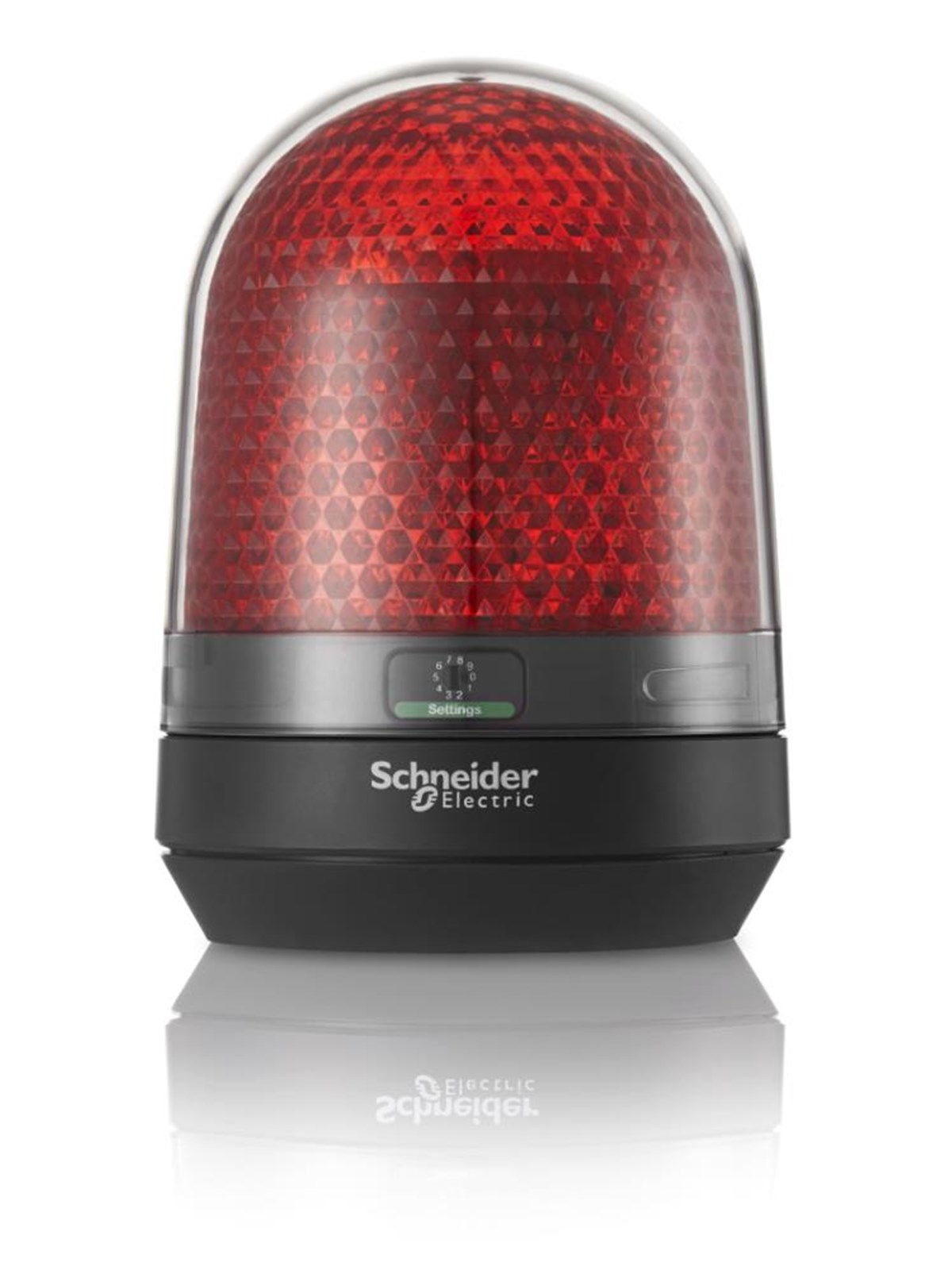 Schneider Electric Beacon 100 mm with buzzer 100-230vac red