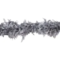 Federboa, grau, 90 g, 1,80 Meter