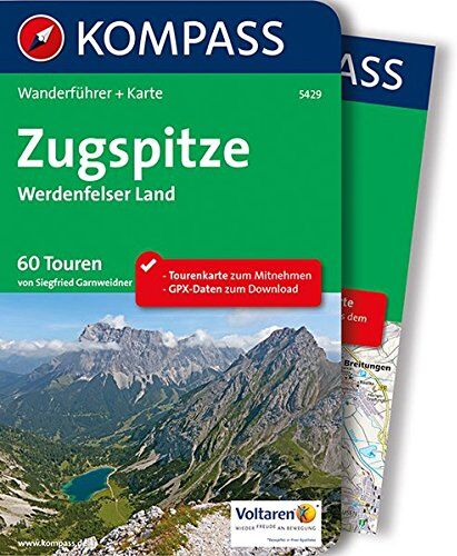 Siegfried Garnweidner - Zugspitze - Werdenfelser Land: Wanderführer mit Extra-Tourenkarte, 60 Touren, GPX-Daten zum Download (KOMPASS-Wanderführer, Band 5429) - Preis vom 17.10.2026 19:25:27 h