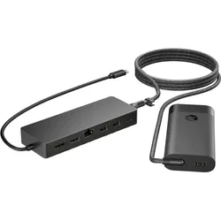 HP Universal USB-C Multiport Hub mit passenden Netzteil