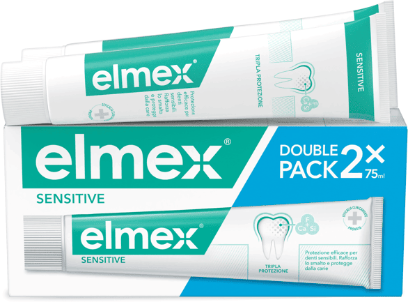 Elmex Sensitive Dentifricio Denti Sensibili 2x75 ml