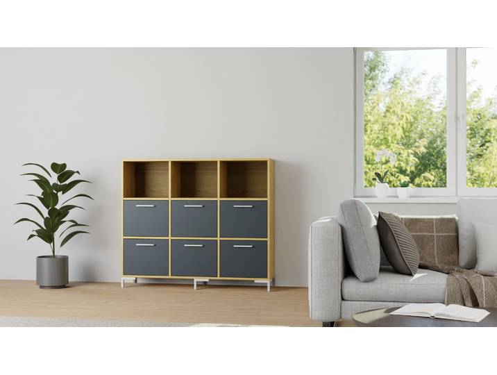 Elegantes Sideboard von Pickawood Eiche Natur geölt