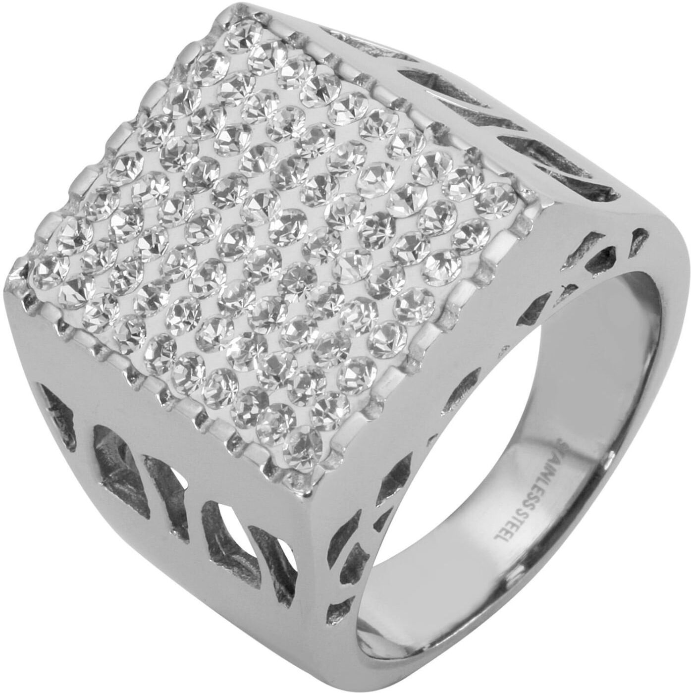 Fingerring AKZENT "Sato, silberfarbig, langlebig" Gr. 70, silber (silberfarbig), Fingerringe, Herren, 70, Edelstahl, Fingerring