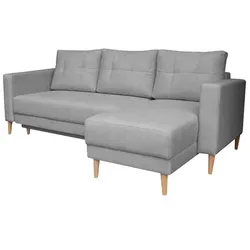 Exxpo by Gala Ecksofa mit Funktion Arte II Stoff Dark Grey