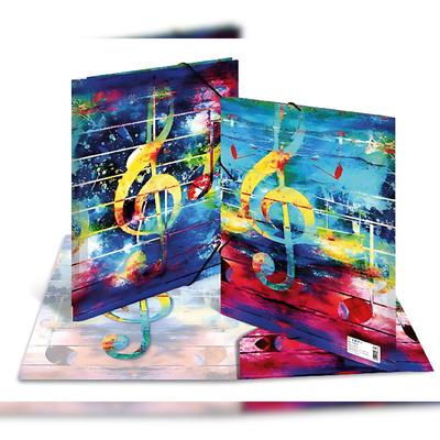 Herma Sammelmappe Eckspanner PP A4 Music