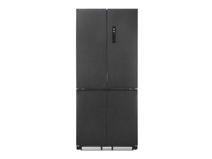 exquisit Multi Door EMD470-170-200E inoxlook-az, 193 cm hoch, 84 cm breit, Nie mehr abtauen – No-Frost & Umluft für perfekte Kühlung