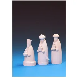 Schalling Die 3 Weisen, weiß lasiert Größe 12 cm