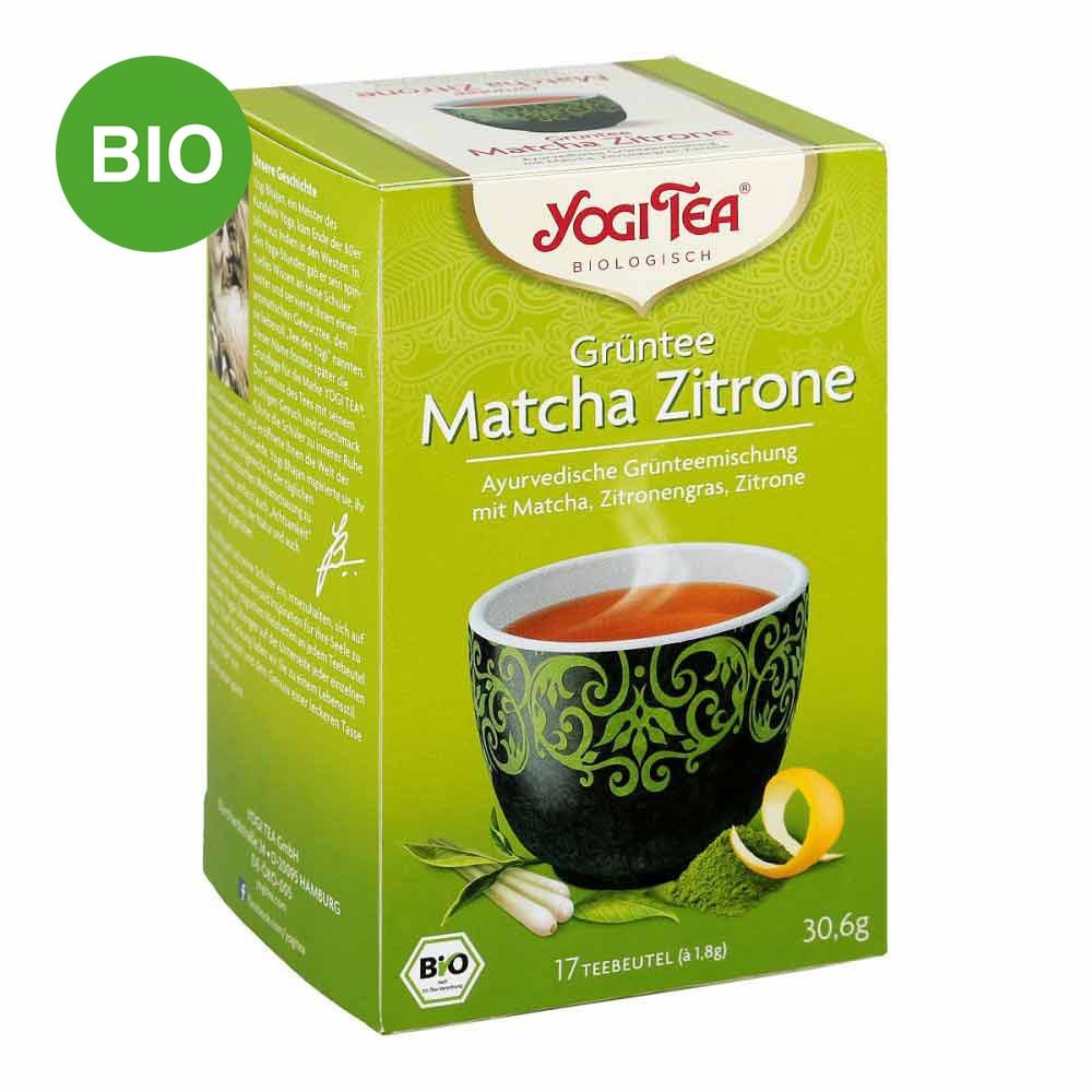YOGI TEA GmbH Yogi Tea Grüntee Matcha Zitrone Filterbeutel 11352179
