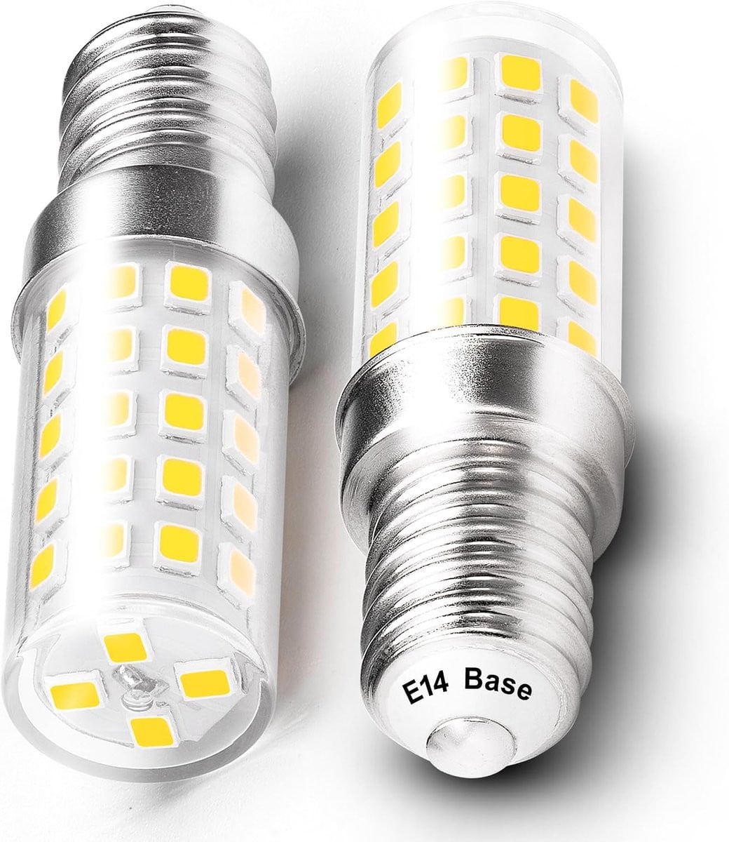 Set van 2 Ledlampen E14 3W vervanging voor 40W, Neutraal Wit 4000K, 450lm