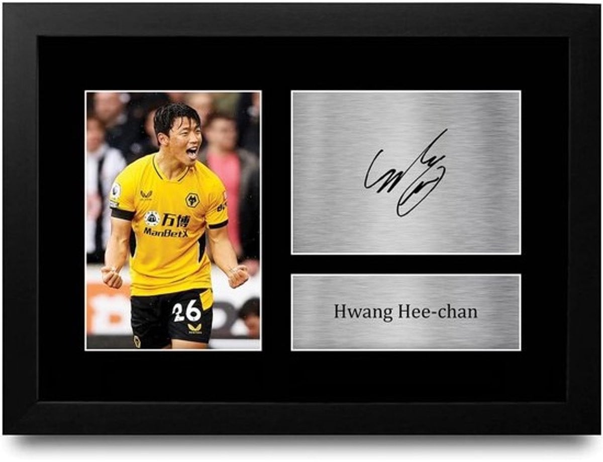 Ingelijste A4-foto Voetballer Wanddecoratie voor volwassenen