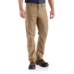 Herren Arbeitshose Stretch RUGGED STRETCH CANVAS PANT, dark khaki, Größe W40/L30 - dark khaki - W40/L30